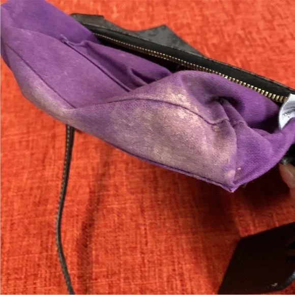 D&B Dooney & Bourke HM Haunted Mansion Wallpaper Print Crossbody - Picture 15 of 16